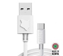 TOTOSCI Type C USB Cable (White)