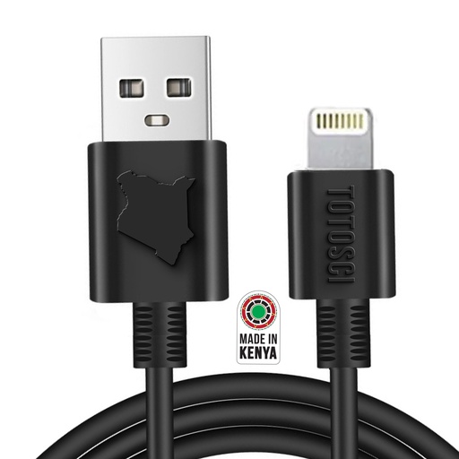 TOTOSCI Iphone USB Cable (Black)